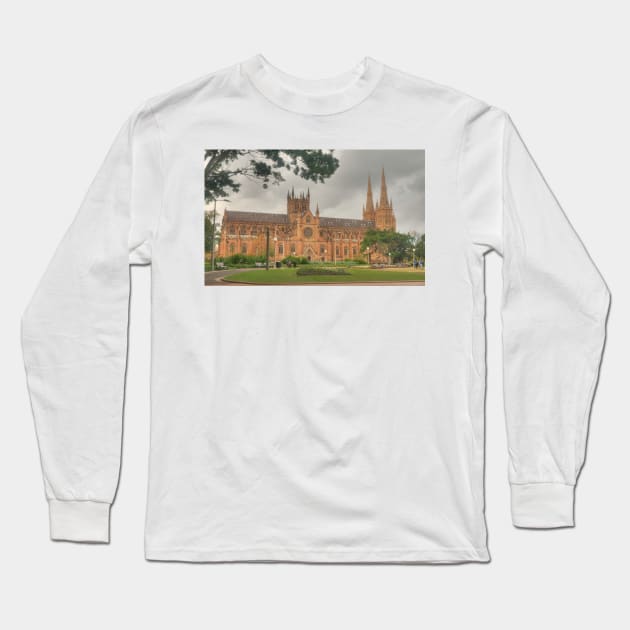 St Mary's Cathedral Long Sleeve T-Shirt by Michaelm43